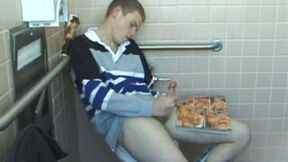 Christian Strokes Prick In Toilet