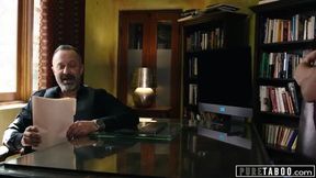 Angry Stepdaughter Gets Assfucked In front Of Stepdad to Prove A Point