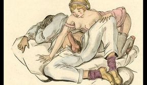 Vintage classical hardcore sex art