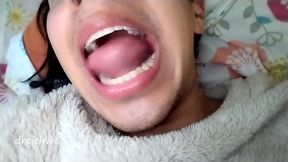 tongue out of my mouth