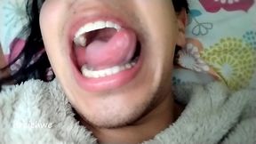 tongue out of my mouth