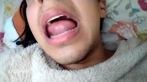 tongue out of my mouth
