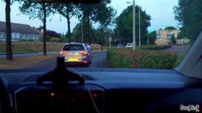 2 hot dutch blond checks having sex in public