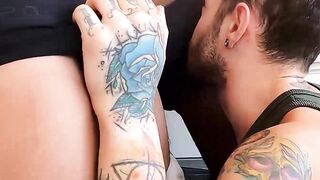 Sensual threesomes in Spanish language featuring two hot latino studs & one lucky girl . Hot Latina babe gets fucked by her friends..