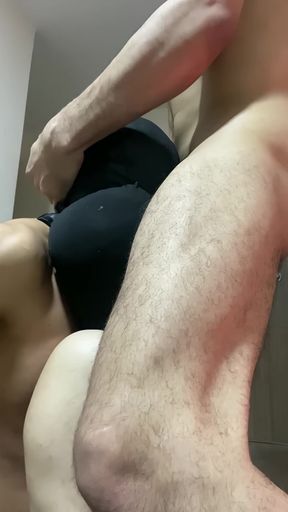 Better Than Leaving the Cuckold Watching Is to Subdue Him and Use the Deep Throat of Both of You