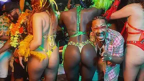 wild carnaval DP fuck orgy