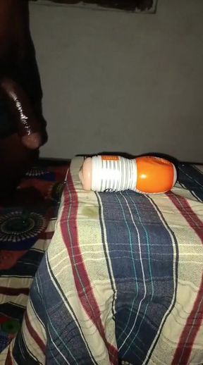 Key moment from &quot;Sex toy masturbator and Big cumshot by desi ladka&quot;