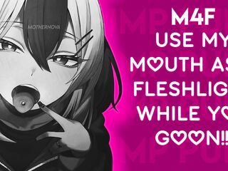 [F4M] Use My Throat as a Fleshlight Whilst U Goon!!! -- [BJ NOISES] Audio Merely / ASMR RP