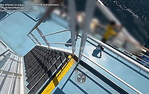 VLOG CORSE - My boyfriend fucks me like a slut and cums on my face