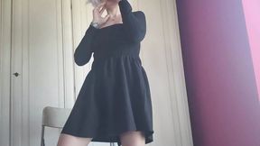 Sensual Strip Tease Ends in a Wet Way