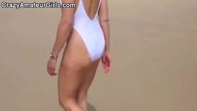 Mature Beach Babes Flaunt Their Lusty Pussies