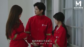 Modelmedia Asia - Jd's Delivery Ceo - the Bossy President Gives Physical Benefits for Pussy Joy