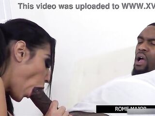 Tia Cyrus Takes Rome Major’s BBC Deep in Her Throat and Ass!
