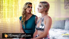 Lovely Brooke Banner and Skye Blue - blonde trailer - Mommy's Girl