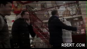 Lucky dude gets his dong sucked hard by an amsterdam