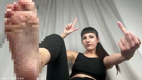 Pixelated feet JOI for losers