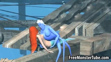 3d Ariel Gets Fucked Hard By Ursula Underwater