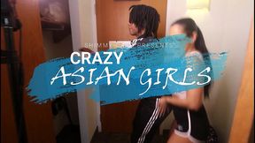 crazy asian girls 2 - filipina milf jazmine cruz clogs her pipes and needs help from nerdy black guy at work