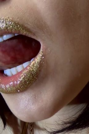 Pov French golden kissings  JOI