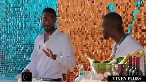 Blonde hot mom Brandi takes on BBCs in hotel