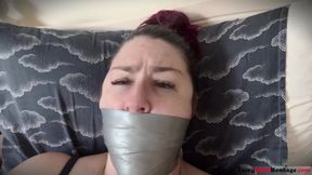 Lacey - Self Gag Fun and Orgasms After Gym Part 2