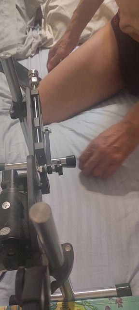 Sissy exhibitionist solo ass play fuck machine