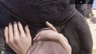 Wild Time Vids: Insatiable Life: Sucky-Sucky POV with furry game and wild life