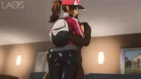 Sexy Dark-skinned Guy Enjoying Bodyrubbing Pokemon Girl