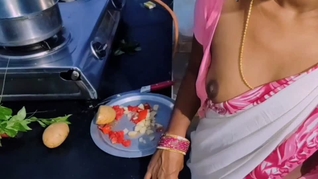 Indian Village wife homemade in kitchen Doggystyle Fuking