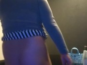 japanese crossdresser MILK waist swing dance