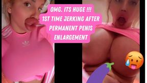 First Time Jerking my Futa Cock after getting it Permanent Bigger at my Last Visit at my Plastic Surgeon | Vienna Xtreme