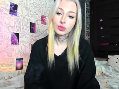 Blonde Teen Solo Masturbating On Webcam