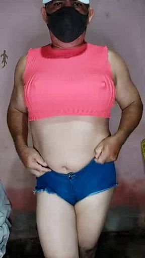 Mostrando minhas roupas e meus consolos