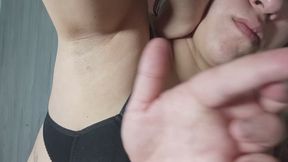 Lola's hairless armpits