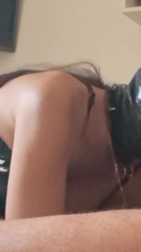 MILF Blowjob with Condom