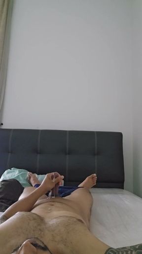 Super cumshot around friends   Clip 2