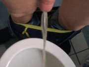 Scottish teen pissing