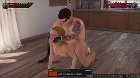 Lyra VS Lord Jerle (Naked Fighter 3D)
