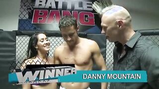 Hottie big titted dark hair Isis fucking with the battle bang champion