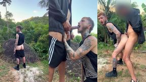 found a big dick on grindr to breed me in the trails