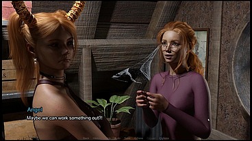 Angels Love [ FUTA Hentai Game ] Ep.1 REDHEAD lesbian turned into FUTANARI to do DOUBLE COCK STROKING !
