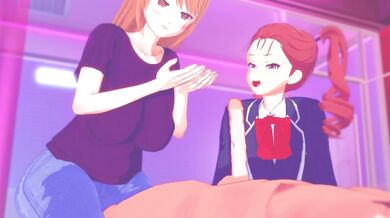 Ajisai no Chiru Koro Ni 3some with anime cosplay [3d hentai uncensored]