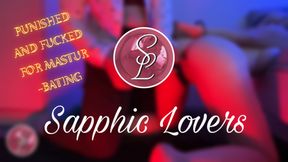 Punished and fucked for masturbating