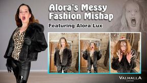 Alora's Messy Fashion Mishap