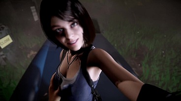 Jill Post Apocalypse Fucking in a Car in POV - Resident Evil Porn Parody