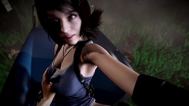 Jill Post Apocalypse Fucking in a Car in POV - Resident Evil Porn Parody