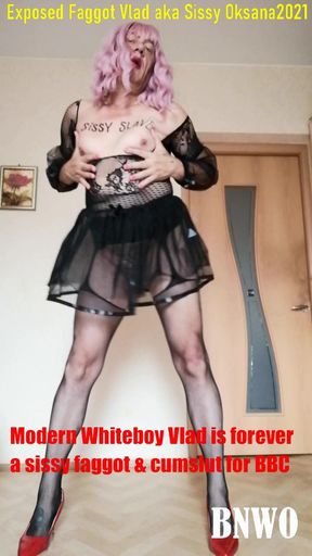 Exposed MODERN Whiteboy Vlad aka Sissy Faggot Oksana2021_1