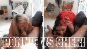 Bonnie and Cherri Sofa Double Feature