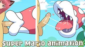 Piranha Plant Sucks Super Marios Cock And Swallows All His Cum (lilm00nie Animation) - Jazziuu