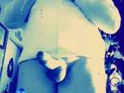 blue vien puff